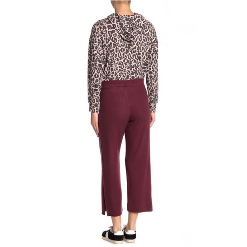 SOLD-NWT LNA Womens Cropped Drawstring Pants Wide - Picture 2 of 7